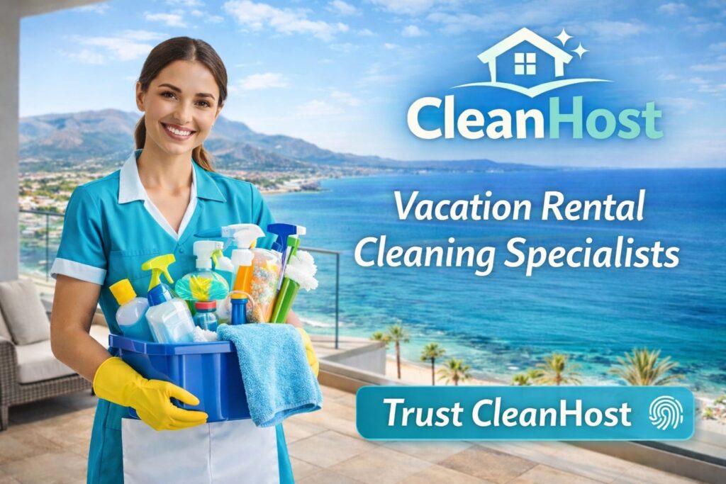 Holiday rental cleaning in Calpe Costa Blanca — CleanHost professional changeover service